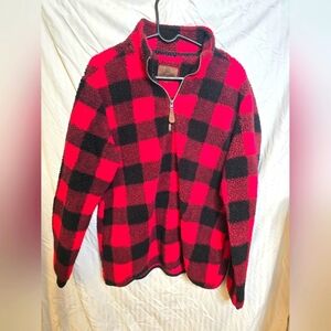CC Plaid Sherpa Pullover